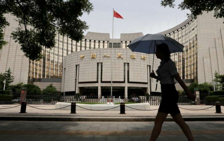 El Banco Popular de China (PBOC) dijo que la inyección busca asegurar que haya fondos abundantes en el sistema financiero