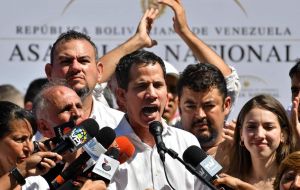 La Asamblea Nacional venezolana, con Juan Guaidó como presidente, declaró esta semana a Maduro como un “usurpador”
