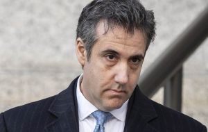 Cohen fue sentenciado a tres años de prisión por una serie de delitos, entre los cuales haber mentido al Congreso en 2017.