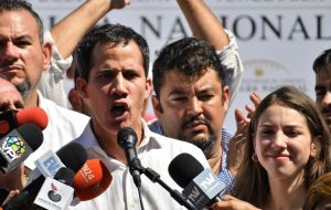 Designado jefe del Congreso opositor de Venezuela el 5 de enero, Guaidó en menos de un mes llenó el vacío en el liderazgo de la desarticulada oposición