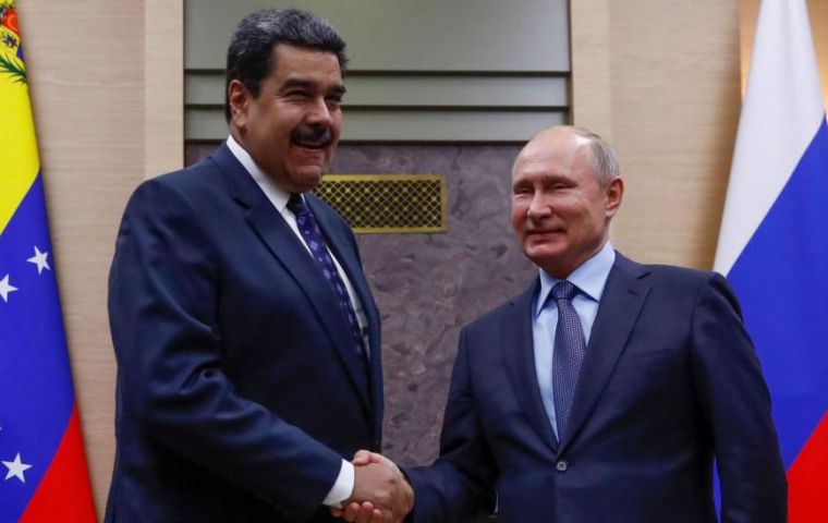 Rusia acusó a Washington de estar detrás de las protestas callejeras y de intentar minar a Maduro, a quien calificó como el presidente legítimo del país . Foto: Archivo