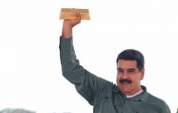 Las ventas de los lingotes son casi la única alternativa que tiene el gobierno de Nicolás Maduro para conseguir liquidez, ante la merma de sus ingresos petroleros