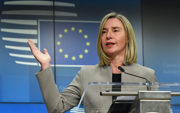 La creación del grupo, que incluye a países de la Unión Europea y otros de América Latina, fue anunciada el 31 de enero por Fedrica Mogherini 