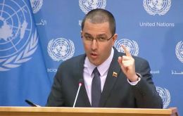 El canciller venezolano Jorge Arreaza aseguró en la ONU que el grupo tomará acciones para defender “los derechos de la Carta y todos los Estados miembros” 