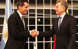 “Quiero agradecer profundamente al presidente Mauricio Macri, a la Argentina y al pueblo argentino que ha acogido a muchos venezolanos”