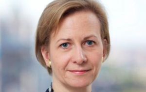 La danesa Michala Marcussen es casi pionera al ser nombrada en septiembre de 2017 por la Société Générale, uno de los principales bancos europeos