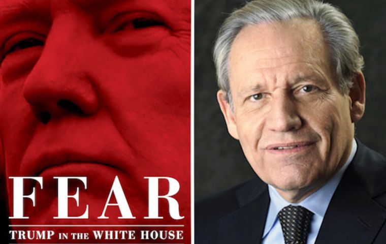 Woodward habló de su último libro: “Fear: Trump in the White House” (Miedo. Trump en la Casa Blanca), Roca Editorial, 2018.