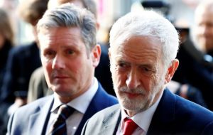 “Su acuerdo, su propuesta, lo que presentó la primera ministra, está claramente muerto”, le respondió Jeremy Corbyn, líder del Partido Laborista