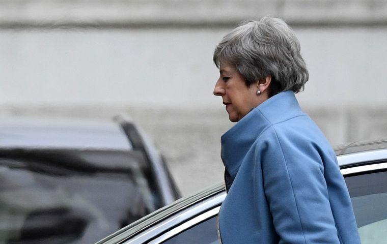 La semana pasada Theresa May vio como el Parlamento aprobaba unas enmiendas que le daban esperanzas para que exista una vía libre al acuerdo del Brexit
