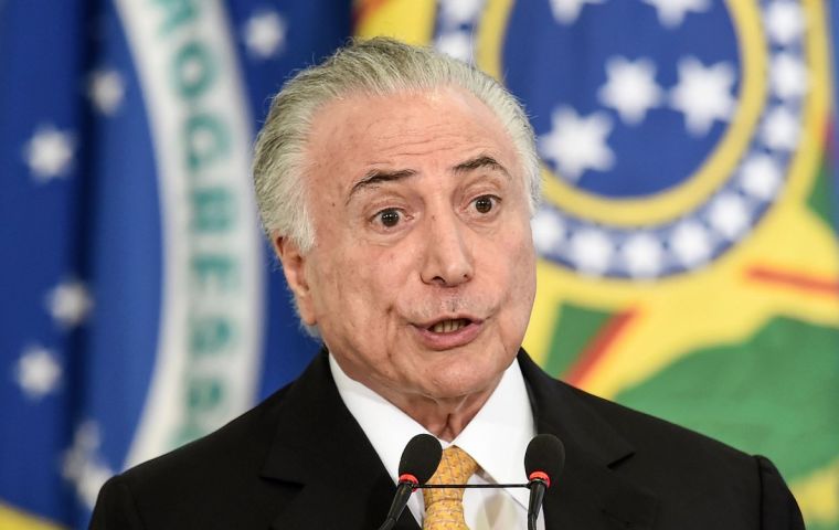 El ex presidente está siendo investigado bajo la mayor operación de combate a la corrupción en la historia de Brasil, el Lava Jato
