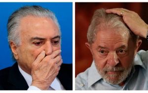 Temer es el segundo jefe de Estado en ser detenido en Brasil por casos vinculados al Lava Jato, ya que Lula da Silva cumple dos condenas de 12 años de prisión