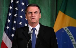 En su viaje oficial a Washington, Bolsonaro dio una respuesta ambigua sobre el tema en la conferencia de prensa posterior a su reunión con Donald Trump
