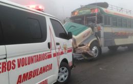 Cuerpo de Bomberos reportaron 18 personas fallecidas en el ingreso a Nahualá, Sololá, tras ser arrolladas por vehículo de transporte pesado