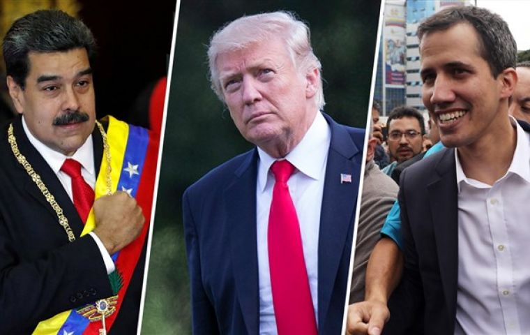 Guaidó, reconocido como el mandatario legítimo de Venezuela por Estados Unidos y más de 50 países, busca presionar a Maduro para que ponga fin a su mandato