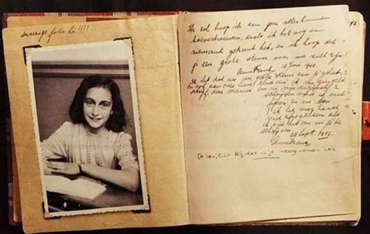 Ana Frank, cuyo diario ha sido declarado por la Unesco patrimonio de la humanidad, murió en 1945 en el campo de concentración de Bergen-Belsen