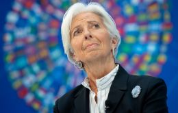 “Teniendo en cuenta también los aranceles implementados el año pasado, el PIB mundial en 2020 podría verse reducido en un 0,5%”, advierte Lagarde
