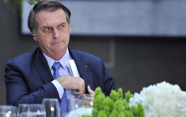 “Si aprueban una buena reforma política puedo renunciar a la posibilidad de la reelección”, sostuvo Jair Bolsonaro