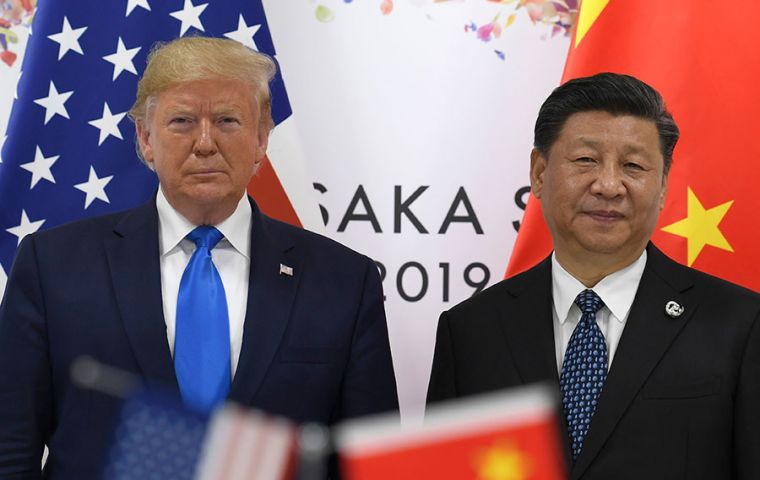 “Hemos abierto negociaciones nuevamente con China y nuestra relación con ellos sigue siendo muy buena”, aseguró Trump 