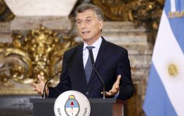 Macri hizo el anuncio esta semana al afirmar que ¨...estamos hablando con Brasil para un acuerdo de libre comercio con EEUU”