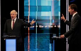 Los dos candidatos, Boris Johnson y Jeremy Hunt