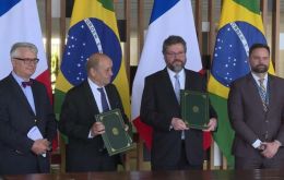 El ministro Le Drian, afirmó que las tres condiciones serán tenidas en cuenta antes que el Congreso de su país ratifique el acuerdo suscrito entre UE y Mercosur
