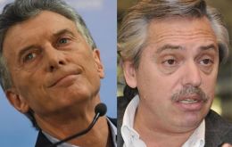 Con discursos contrapuestos, el Presidente Mauricio Macri y el peronista de centro-izquierda Alberto Fernández figuran como los favoritos en las encuestas