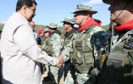 Según Maduro los ejercicios se harán ”para poner a tono todo el sistema de armas, todo el despliegue operacional y la actividad militar necesaria para que Venezuela preserve su seguridad y su tranquil