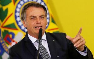 La cancillería destaca además que Bolsonaro fue elegido democráticamente, con más de 57 millones de votos