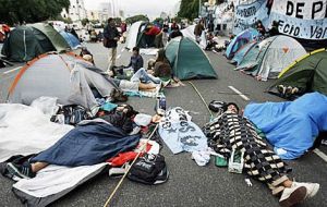 Todo hace prever que septiembre superará a agosto por el endurecimiento de las protestas, particularmente de los movimientos sociales y sus acampadas