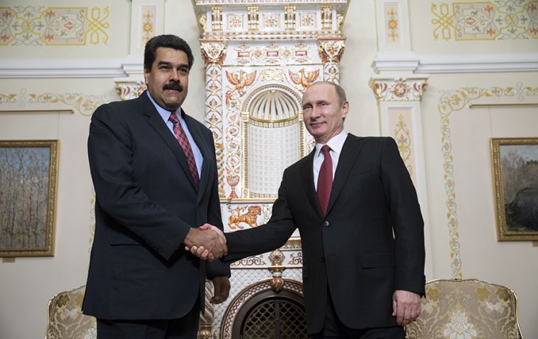 Maduro y Putin, en 2015