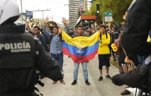 Las protestas se dispararon luego que el presidente Lenin Moreno anunciara el fin de los subsidios a los combustibles