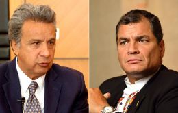 Moreno en mensaje a la nación acusó al ex presidente Rafael Correa y algunos de sus aliados, de orquestar las protestas para derrocarlo en un “golpe de Estado”