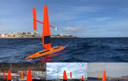 Los dos veleros, “Saildrones” son dos “drones” marinos, con capacidad para navegar tanto de forma autónoma como pilotada vía satélite desde California