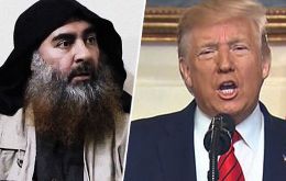 “Abu Bakr Al Baghdadi está muerto. Anoche Estados Unidos hizo justicia con el terrorista número uno del mundo”, anunció Trump