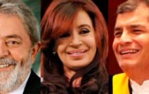 Fernández apoyó a Lula, Rafael Correa y Cristina Kirchner: los tres fueron “víctimas de un sistema judicial articulado para perseguir a líderes populares”.