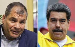 Correa también defendió al régimen de Nicolás Maduro y pidió que “dejen vivir a Venezuela, porque la están agrediendo y la quieren matar”.