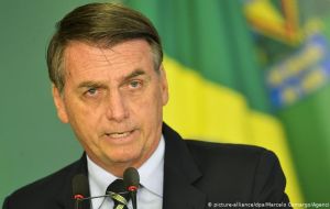 Para Bolsonaro, la renuncia de Morales se debió a “las denuncias de fraudes”, por lo que queda la “lección” que los comicios “deben ser auditados”