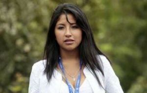 La hija de Evo Morales, Evaliz recibió un salvoconducto para asilarse en México
