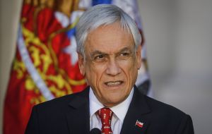 Piñera se refirió al último sondeo, realizado por el Centro de Estudios Públicos de Chile (CEP), que mostró que 6% aprueba su gestión y un 82% desaprueba
