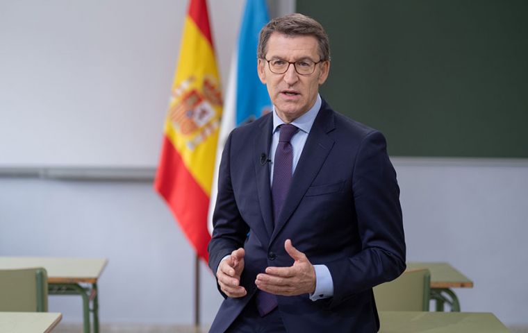 El presidente de la Xunta de Galicia, Alberto Núñez Feijóo firmó el decreto de suspensión de elecciones regionales previstas para el 5 de abril 