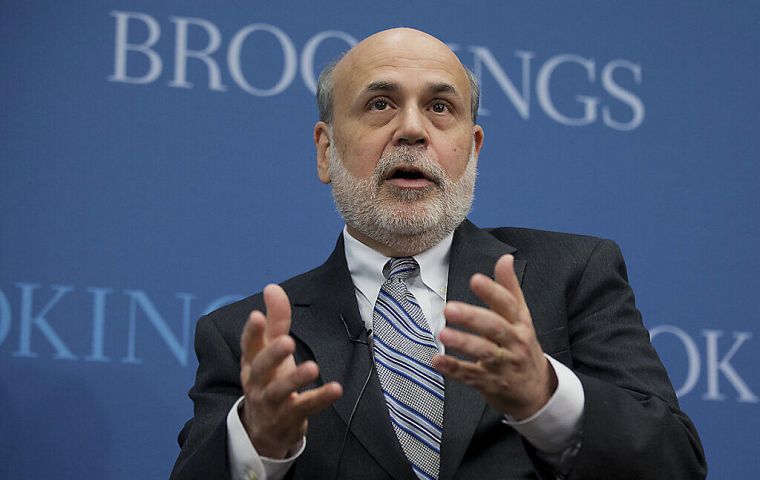 “En general, podría ser un año muy malo para la economía”, dijo Bernanke en un evento en línea de Brookings Institution