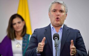 El presidente colombiano, Iván Duque, anunció que la cuarentena, que comenzó el pasado 25 de marzo, se prolongará hasta el 11 de mayo.