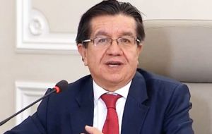 El ministro de Salud, Fernando Ruiz, afirmó que el pico de la pandemia, que se esperaba para la segunda semana de este mes en Colombia, se proyecta ahora para entre fines de junio y principios de juli