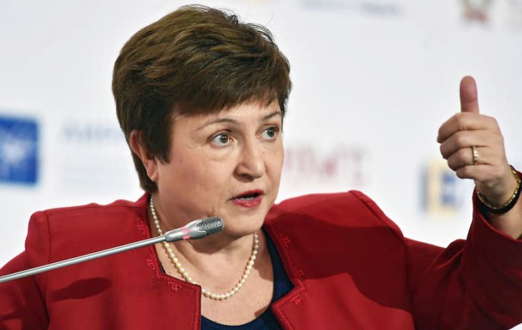 “Veo a un Gobierno que quiere hacer lo correcto para su pueblo y por su papel en la región y la economía mundial”, dijo Georgieva al ser consultada por Argentina