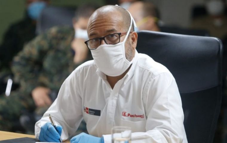 ”Esta cuarentena nos ha permitido salvar 145.000 vidas y evitar más de un millón de personas hospitalizadas”, indicó el ministro Víctor Zamora 