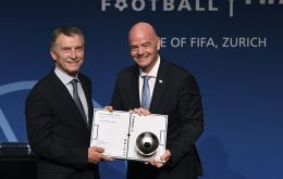 En Zurich, Macri tomará la responsabilidad formal como presidente de la Fundación FIFA