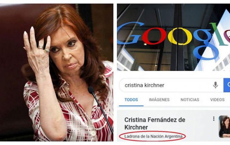 Google deberá arbitrar los medios para conservar los datos asociados al nombre Cristina Fernández de Kirchner y Cristina Kirchner, a partir del 17/05/2020 hasta el día de la pericia