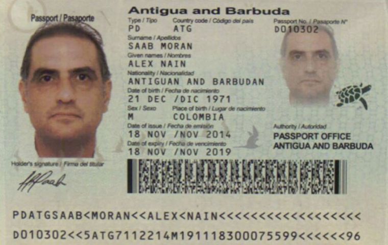 El supuesto financista de Maduro, el colombiano Alex Saab tiene documentos de Colombia, Venezuela y británico