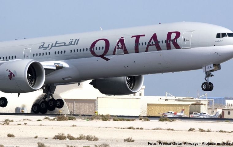 ”Tras una revisión de las operaciones, Qatar Airways anuncia la decisión de cerrar sus servicios desde Doha (DOH) al Aeropuerto Internacional Ministro Pistarini (EZE)”
