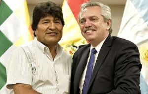 Morales se encuentra en Argentina, donde se refugió tras verse forzado a abandonar Bolivia en noviembre pasado tras impugnarse su reelección